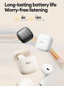 Lenovo LE201 Minimalist Bluetooth Earphones, Half In-Ear HIFI High-Quality Sound, Long Battery Life, Low Latency, ENC Call Noise Cancellation, Comfortable For Sports/Running, Wireless Earbuds Compatible With Smartphones & Computers - Nhiều màu - Xem 7