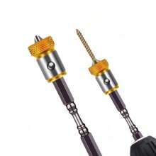 磁性批头夹，强磁批头夹，六角柄螺丝刀批头夹，带磁化器 - 藍紅黃 - 查看 4