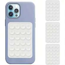 1 件/2 件硅胶手机粘性手柄，吸盘手机壳支架，免提粘性手机手柄，用于自拍和视频，手机手指握持支架 - 彩色 - 查看 9