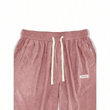 Men's Solid Color Casual Everyday Trousers Men's Streetwear Pants, Boy Friend Gifts, Back To School - 粉色 - 查看 5