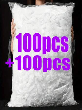 500/100 件彩色一次性保鲜膜盖 - 塑料，耐用且灵活，适用于厨房、野餐、烧烤、派对 - 保持食物新鲜，卫生的一次性部分盖，一次性食物盖，烧烤配件，充满活力的设计