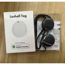 Etiquetas rastreadoras inteligentes Mini Air Tags que funcionan con Apple Find My (solo iOS), con clasificación IP67 a prueba de agua, localizador de llaves y localizador de artículos para llaves, bolsas, equipaje y talla grande (no para Android)