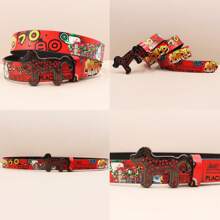 Halloween Decoration Goth Leopard Print Western Cowboy Belts For Women Luxury Designer Brand Diamond Bling Bling Belt Y2K Goth Girls Rhinestones Belts Men With Dog Shape Buckle Autumn-Winter Accessories,Suitable For Teens, Youth,Men,Casual, Outdoor, Athletic, Vacation, Graduation Gifts, Birthday, Daily Wear