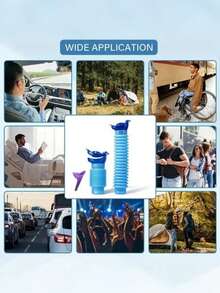 1/2Pcs Portable Urine Bag Leak Proof Detachable Camp Urination Device Reusable Multi-Functions Retractable Urinal Bucket Adult ﻿ - Multicolor - View 8