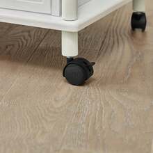 SoBuy FRG12-W, Kitchen Microwave Shelf, Kitchen Storage Cabinet Shelf, Kitchen Serving Trolley, 60x40x115cm - White - View 8