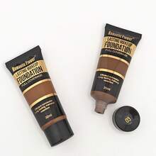 Romantic Flower 1pc 30ml Full Coverage Natural Matte Oil-Control Foundation, Long-Lasting Non-Transfer Makeup Base