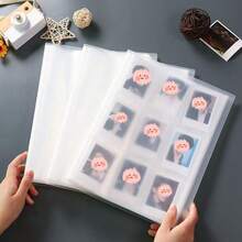 288 槽透明大容量卡片相册，3 英寸迷你相册，9 格展示，毕业礼物，家居装饰，耐用存储整理器，相册 | 矩形相册 | 透明结构 - 彩色 - 查看 6