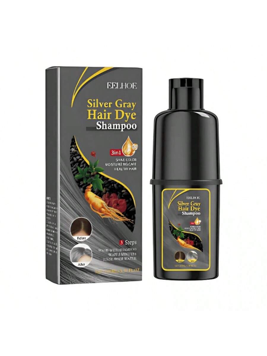 Champú colorante para cabello - gris plateado