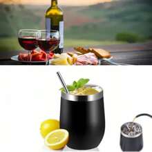 Kit With 10 360ML Stainless Steel Thermal Cups With Acrylic Lid In Various Colors Cup-585 - 妮妮 360毫升 - 查看 2