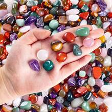 Natural Bulk Assorted Tumbled Polished Stones,Chakra Set, Real Raw Stones BirthdayGifts For Reiki Yoga Beginners Crystal Set