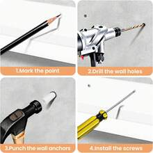 upsimples 4PCS Repisas Flotantes de Pared, Repisas de Acrilico, Estantes Flotantes Acrílicos de 15 Pulgadas Montados en la Pared para Dormitorio,Baño, Cocina,Libros (Blanco) - iridiscente - Ver 2