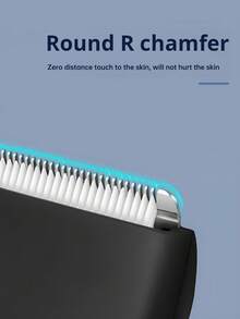 Rechargeable Electric Shaver, Suitable For Trimming Pubic Hair, Scrotum, Beard Groomer, Compact And Portable, Gift For Men - Black - View 10