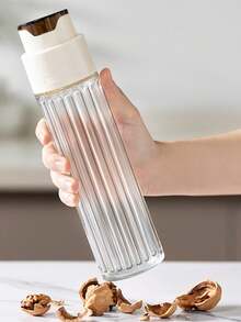 1 Chai dầu thủy tinh, Hộp đựng dầu gia dụng nhà bếp, Bình rót dầu dung tích lớn, Chai đựng gia vị nước sốt/giấm, Lon dầu chống rò rỉ - Nhiều màu - Xem 6