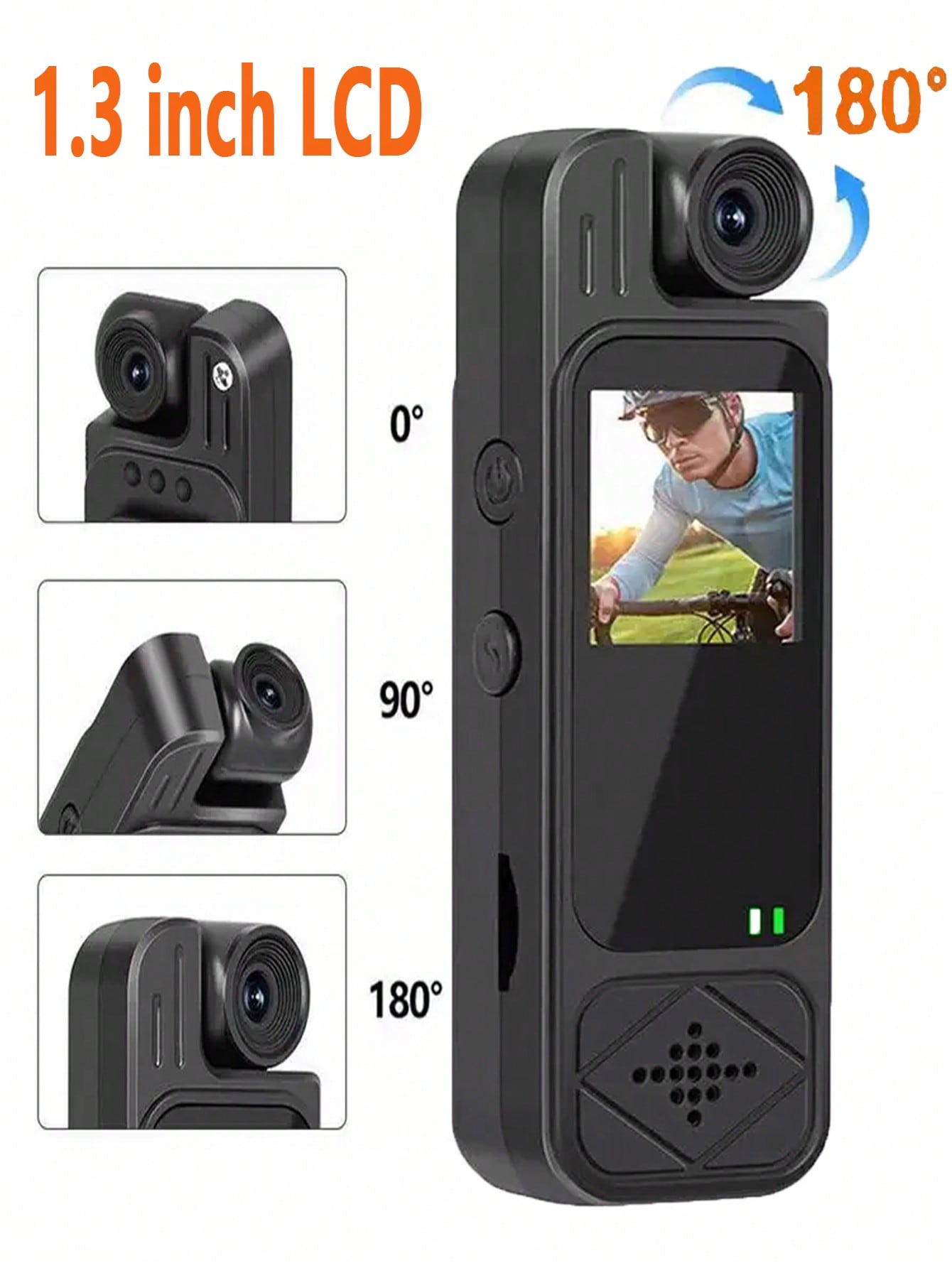 كاميرا محمولة 1080 قطعة، كاميرا جسم شرطة صغيرة، في...