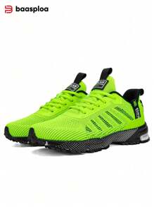 baasploa 男士跑步鞋、运动鞋、户外休闲轻便网球鞋、男士时尚网面专业跑步鞋、品牌鞋、尺码 41-45（显瘦效果，宽脚请选择大一码，另有加大码可选）