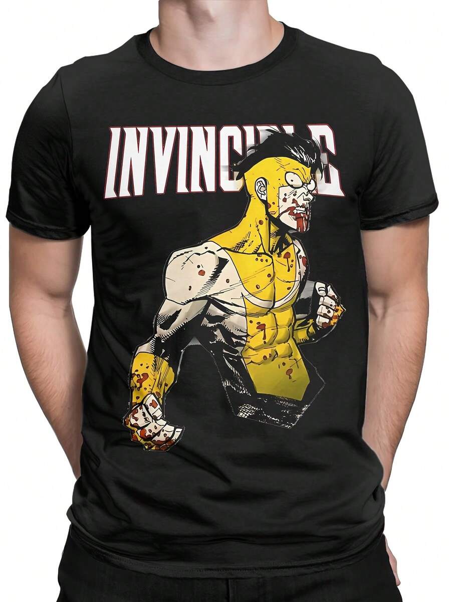 Men Outdoor Tees & Tanks - Black - View 1