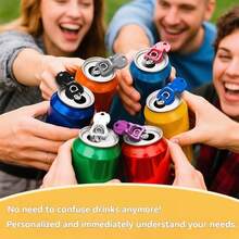 6/12 Pack Handheld Beer Beverage Can Opener, Simple Bottle Opener Seal, Dust And Insect Proof, Suitable For Soda, Beer And Cola, Perfect Halloween Christmas Gift. - Multicolor - View 7