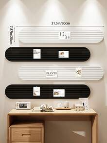 1pc/4pcs Set 7.87*31.5 Inch Decorative Felt Board, Multi-Color Combination, For Office And Home Decor, Cork Board Strips For Wall Pinning And Adhesive Bulletin Board, Supplies For Teacher Back To School, Halloween, Christmas, New Year Decoration, Pin Board, Vision Board - Multicolor - View 18