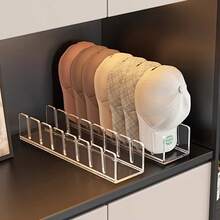 1pc Acrylic Bottle Cap Organizer Rack With Slots, Baseball Cap Display Holder, Bottle Cap Storage Box, Home Organization And Storage Tool For Bedroom, Bathroom, Office, Desk - Multicolor - View 2