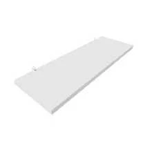 1 White Shelf 90X10 With Floating Support MDF Organizer Decoration Kitchen Bedroom Bathroom - 白色 - 查看 11