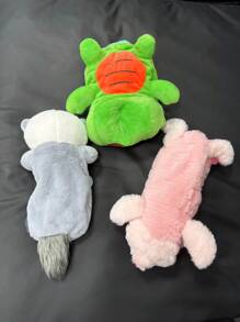 1 件可爱大号鲨鱼铅笔盒，大容量，高品质毛绒，适用于学校用品，返校 - 彩色 - 查看 9