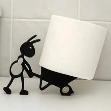 Ant Toilet Paper Holder - An Interesting Bathroom Roll Paper Ornament, Fun No Installation Toilet Paper Holder Independent Bathroom Set -3D Printed Black Ant Toilet Paper Holder - Fun Tissue Holder - Cute Bathroom Decoration (Toilet Paper Not Included),Christmas Decoration,Bedroom Decor,Room Decor Bedroom,Christmas Gifts,Christmas Decorations,Christmas Decorations Home