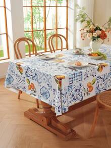 Prostokątny obrus z tworzywa PVC charakteryzuje się prostym i modnym nadrukiem. Jest w 100% wodoodporny, olejoodporny i łatwy w czyszczeniu. Nadaje się do salonów, kuchni, na zewnątrz, na festiwale, imprezy, spotkania itp.