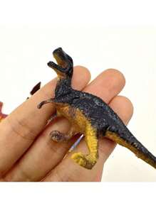 16 sztuk Mini Prehistoryczny Model Dinozaura Różnorodność Wielowymiarowy Edukacyjny Plastikowy Model Ozdoby Idealny Prezent (Styl I Kolor Losowo)