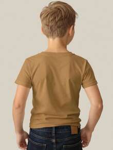 RagKids - Blastois Anime Printed T-Shirt For Kids And Youth Boys In Cotton With Ribbed Collar, 1 To 6 Years Old - 米色 - 查看 3