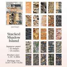 25 folhas de adesivos com tema vintage, 4 designs, adesivos decorativos de alta qualidade para scrapbooking, presentes, escritório, casa, etiquetagem, sala de aula, brinquedos de entretenimento, agenda de estudantes, decoração vintage criativa faça você mesmo