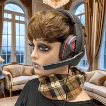 7.1 声道 3.5 毫米有线游戏耳机，带麦克风、LED 灯，适用于 PC、电脑、笔记本电脑、手机、音乐、在线课程 - 3.5mm - 查看 10