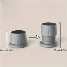 1 件可调节床头板稳定器，自粘式隔音墙保护器，防止吱吱声，适合 40-65 毫米 - 彩色 - 查看 6