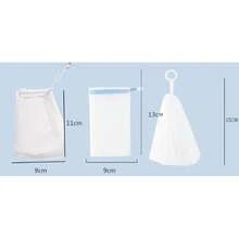 Foaming Net Foaming Net Pocket Wholesale Facial Cleanser Handmade Soap Bag Soap Net Bag Storage Face Wash Bath Soap Cleansing 1 Pcs