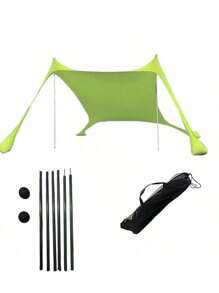Carpa de playa plegable y emergente automática con protección UV, adecuada para uso al aire libre