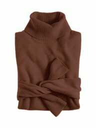 MONNEI Blusa suéter sólido gola alta Malha Tricot cacharrel Poliéster
