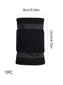 2/1PC Outdoor Sport Workout Wristband Weight Lifting Wrist Protector With Elastic Compression Tennis Badminton Men Women Wrist Support Sports Wristband - Black - View 6