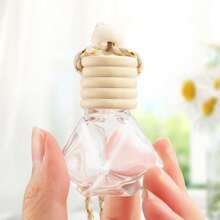 10 piezas Ambientador de coche de uso múltiple, botella de ambientador de decoración colgante, botella de vidrio vacía para montar en el coche, ambientador para coche, apto para coches, dormitorios, salas de estar, baños, balcones, armarios y otros lugares, necesidades perfectas para la decoración del hogar - Multicolor - Ver 4