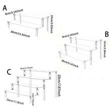 1pc Acrylic Multi-Layer Cosmetic Display Rack, Collectible Blind Box, Perfume & Jewelry Storage Shelf