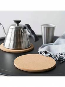 1 件加厚圆形软木三脚架 - 耐热餐具、炊具和植物垫，完美的家居装饰 - 适用于厨房台面和餐桌 - 彩色 - 查看 7