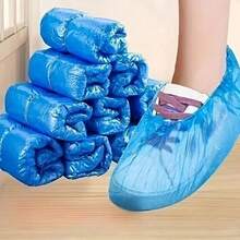 300/100pcs Disposable Shoe Covers - Travel Hotel Cleaning Hygiene Supplies