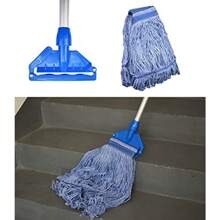 Mop Head Replacement Commercial Heavy Duty String Blue Wet Mop Heads For 3 Typs Commercial Mop Handle 1Medium - 如圖 - 查看 6