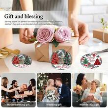 1set/10sets 4pcs/Set Christmas Santa Claus, Christmas Bell, Christmas Snowflake, Christmas Reindeer, Christmas Tree, Snowman, Christmas Penguin Coasters, Polyester Rubber Coaster Set, Ideal For Holiday Parties, Bars, Offices And Homes, All Occasions, Size: 3.94 Inches X 3.94 Inches