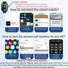 CHAONB 智能健身手表 - 来电和信息显示、音乐播放器、男女通用运动/跑步、手机连接、时尚智能手表、活动追踪器、蓝牙、通知、心率、睡眠监测、电话簿、通话记录、闹钟、遥控拍照、计步器、天气、计时器、消费电子产品、闹钟、短信、社交应用、通知、步数追踪、数字腕表