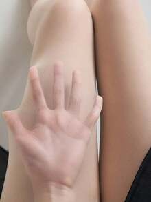 1 件女士时尚百搭性感丝质连裤袜 - 彩色 - 查看 1