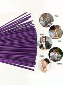 29/115/200pcs Lavender Aromatherapy Sticks - Bamboo Sticks, Perfect For Aromatherapy, Yoga, Meditation, Home And Office Fragrances - Ideal Holiday Gift Set
