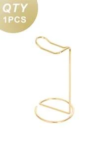 1pc Metal Headphone Stand, Desk Headphone Holder Suitable For All Headphone Sizes, Gold/Rose Gold/Silver - Multicolor - View 12