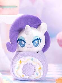 Hasbro 毛绒盲盒 – 美食派对系列，包含 Pinkie Pie、Twilight Sparkle、Fluttershy、Rainbow Dash、Rarity、Applejack，粉丝惊喜礼物，生日礼物 | 15 厘米，单只装，随机发货 - 粉色 - 查看 6