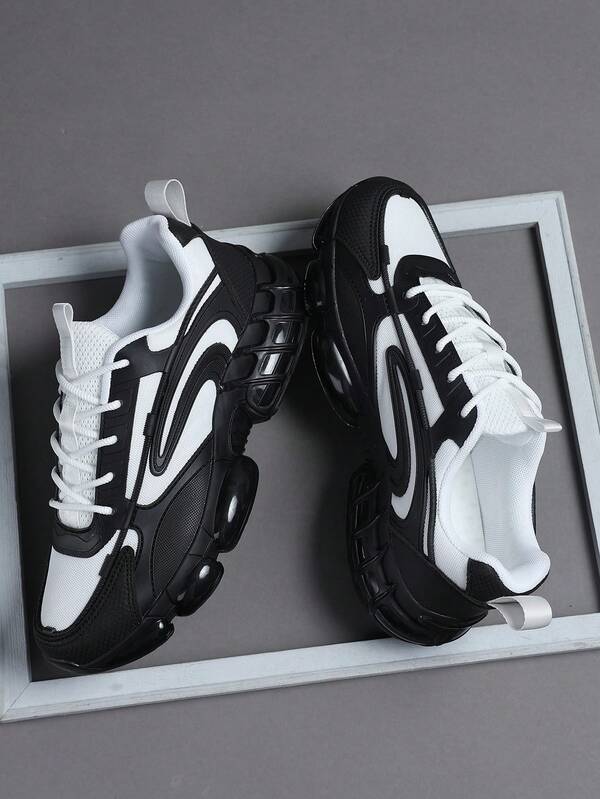 Niedrige Sportschuhe für Herren, Sneaker, Lässig Laufschuhe, Joggingschuhe, Herrenschuhe, modischer Farbverlauf in Rot, Tennisschuhe, Streetwear