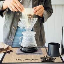 Cunhill 2 Pieces Coffee Bar,Coffee Bar Accessories 20 X 14 Inch Coffee Bar Decoration Coffee Placemats Coffee, Coffee Bar, Countertops,Coffee Station Accessories(First Coffee) - First Coffee - View 10