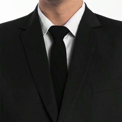 GRAVATA PRETO OXFORD PARA CONGRESSO